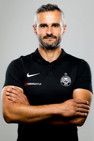 Trener bramkarzy Warty Poznań Dominik Kubiak