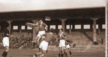 Warta Poznań - FC Milano (AC Milan) w 1934 r. fot. Narodowe Archiwum Cyfrowe