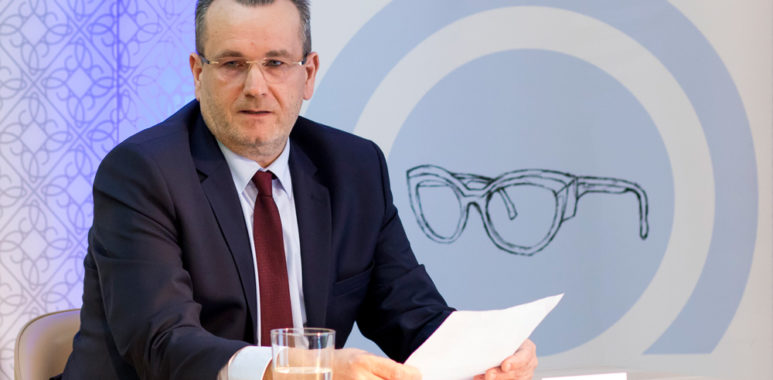 Wieńczysław Bloch, właściciel firmy Bloch Optyk, sponsor Warty Poznań S.A.