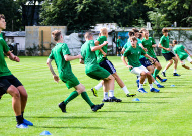 Trening juniorów młodszych Warty Poznań