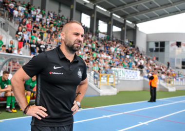 Radomiak Radom - Warta Poznań 0:2. Trener Piotr Tworek
