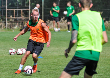 Trening Warty Poznań. Adrian Chopcia