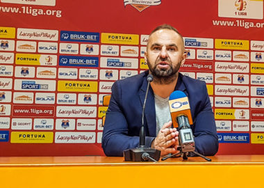 Trener Warty Poznań Piotr Tworek