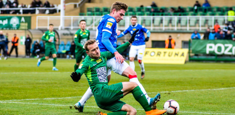 Warta Poznań - Wigry Suwałki 3:0. Robert Janicki