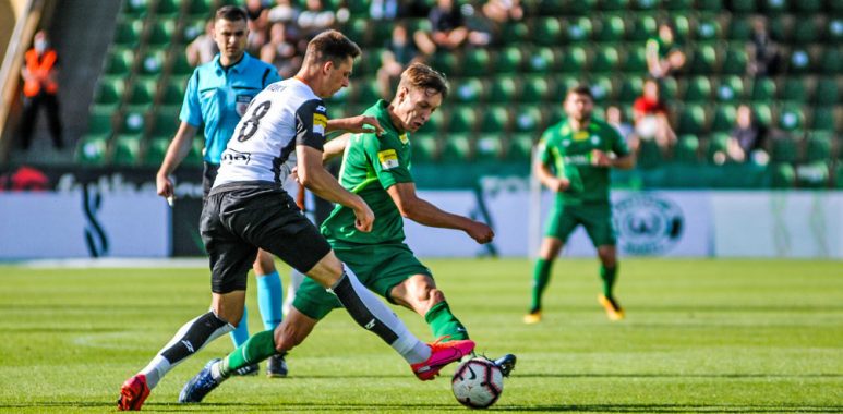 Warta Poznań - Chrobry Głogów 1:2. Mateusz Kupczak