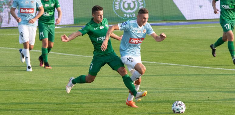 Warta Poznań - Piast Gliwice. Jakub Kiełb