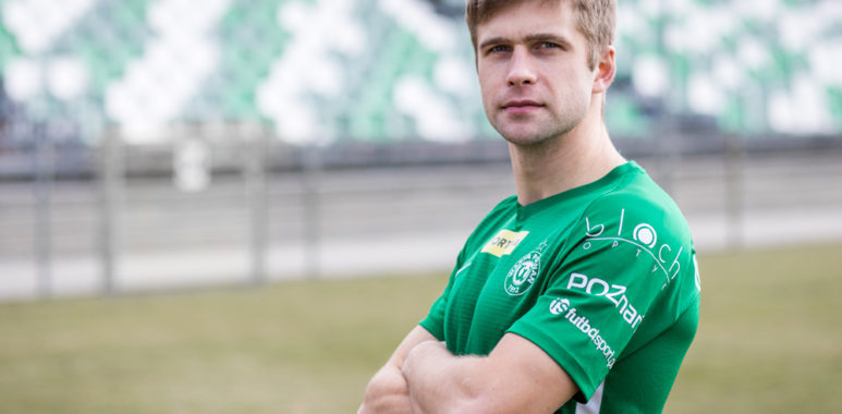 Bloch Optyk sponsorem Warty Poznań. Artur Marciniak