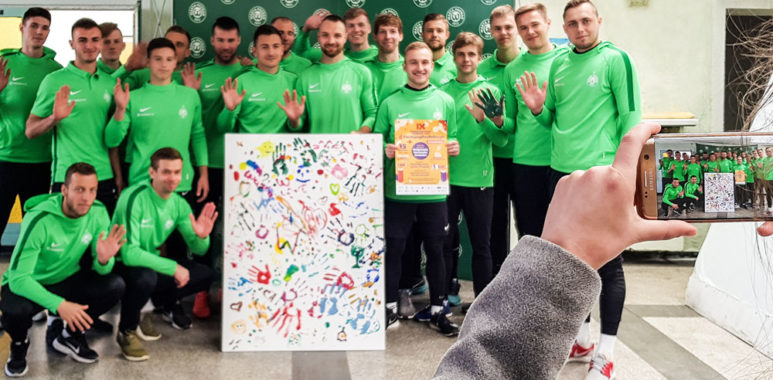 Warta Poznań w akcji #ZmalujmyCoŚDobrego