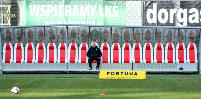 ŁKS Łódź - Warta Poznań. Trener Petr Nemec