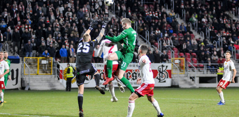 Warta Poznań - ŁKS Łódź. Michał Żebrakowski