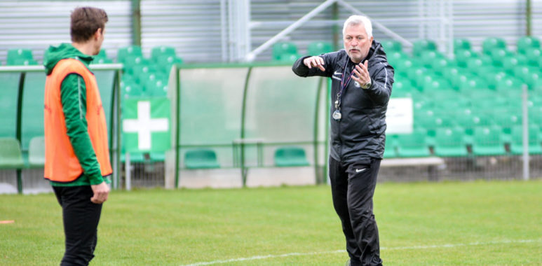 Trener Petr Nemec (Warta Poznań)