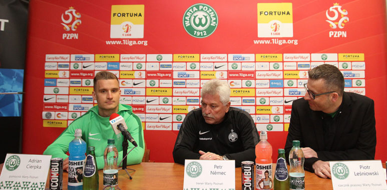 Konferencja prasowa Warty Poznań