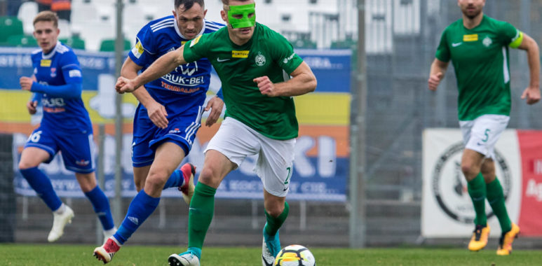 Warta Poznań - Bruk-Bet Termalica Nieciecza. Adrian Cierpka; fot. Adam Ciereszko