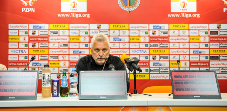 Petr Nemec (trener Warty Poznań) po meczu z Chrobrym Głogów
