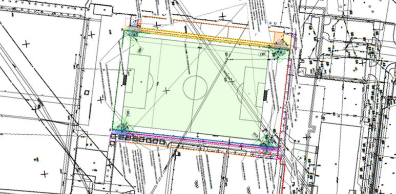 Projekt budowy jupiterów na stadionie przy Drodze Dębińskiej