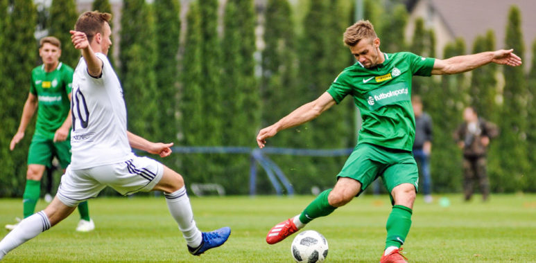 Olimpia Grudziądz - Warta Poznań. Michał Grobelny