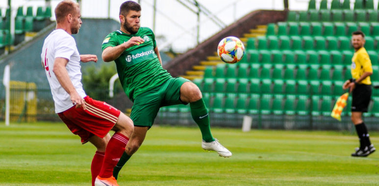 Sparing Warta Poznań - ŁKS Łódź. Nikodem Fiedosewicz