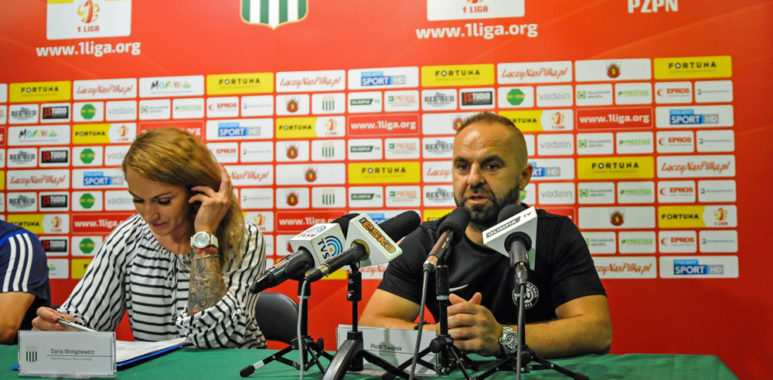 Trener Warty Poznań Piotr Tworek