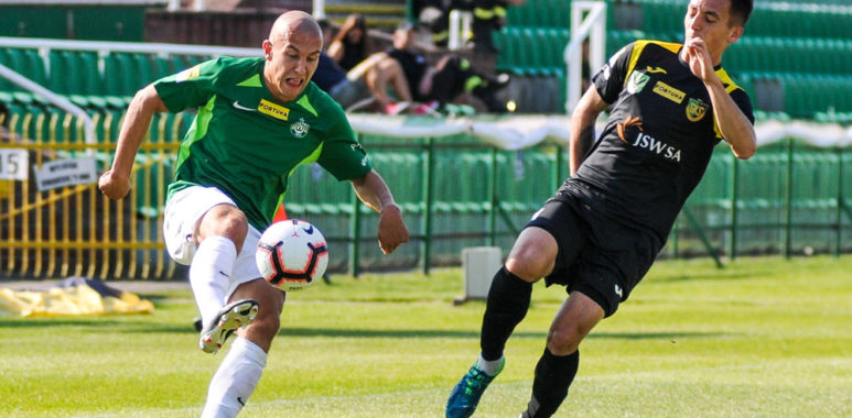 Warta Poznań - GKS Jastrzębie. Jakub Kuzdra
