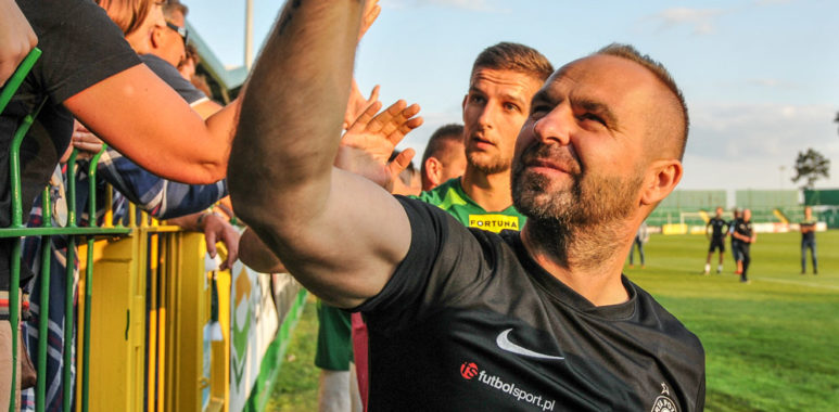 Trener Warty Poznań po meczu z Podbeskidziem Bielsko-Biała