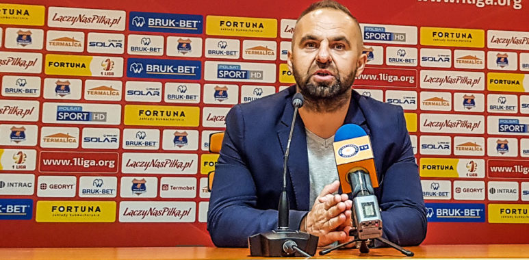 Trener Warty Poznań Piotr Tworek