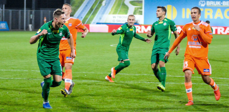 Bruk-Bet Termalica Nieciecza - Warta Poznań. Mateusz Kupczak