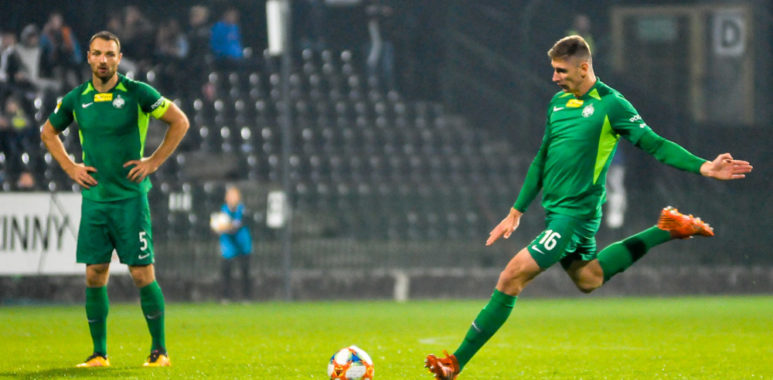 Sandecja Nowy Sącz - Warta Poznań 1:2. Aleks Ławniczak