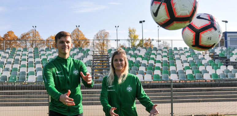 Agnieszka Torba i Mateusz Koszycki w Warcie Poznań
