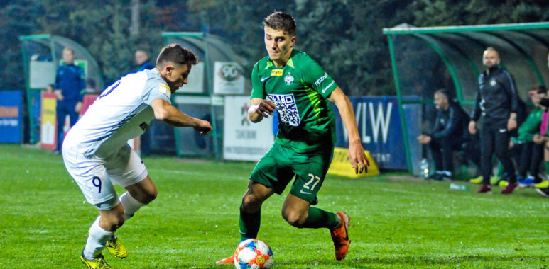 Puszcza Niepołomice - Warta Poznań 0:2. Serhij Napołow