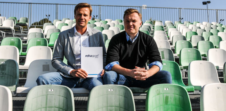 Jakub Puchalski, menedżer sportu w Rehasport Clinic i dyrektor sportowy Warty Poznań S.A. Robert Graf