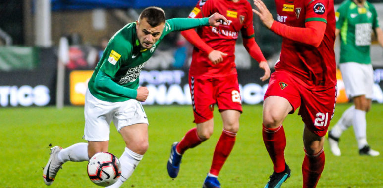 Warta Poznań - Zagłębie Sosnowiec 2:3. Michał Jakóbowski