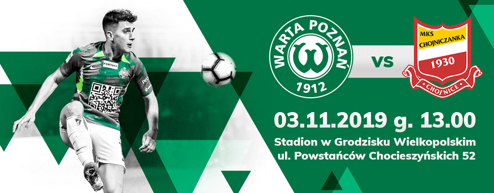 Bilet na mecz Warta Poznań - Chojniczanka Chojnice już za 5 zł