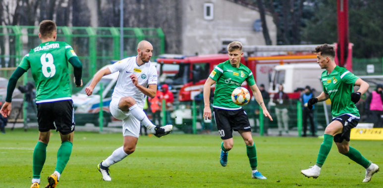 GKS Bełchatów - Warta Poznań 1:2. Łukasz Trałka