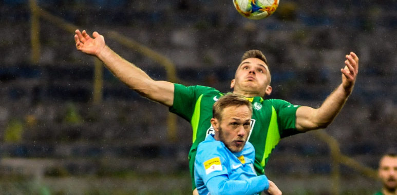 Stonil Olsztyn - Warta Poznań 1:3. Adrian Cierpka