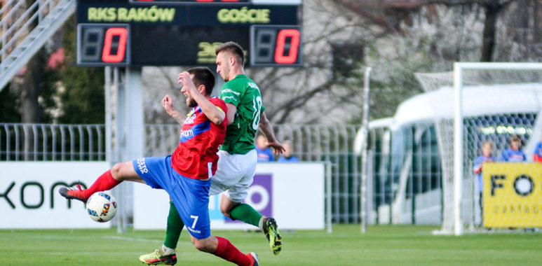 Raków Częstochowa - Warta Poznań. Bartosz Kalupa