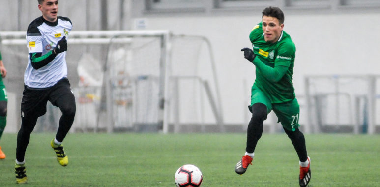 Warta Poznań - GKS Bełchatów 4:2 w sparingu. Gracjan Jaroch