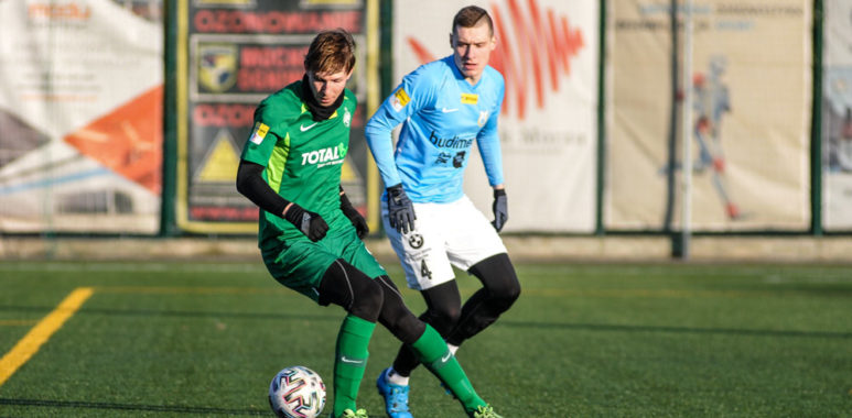 Stomil Olsztyn - Warta Poznań 2:1 w sparingu. Łukasz Spławski