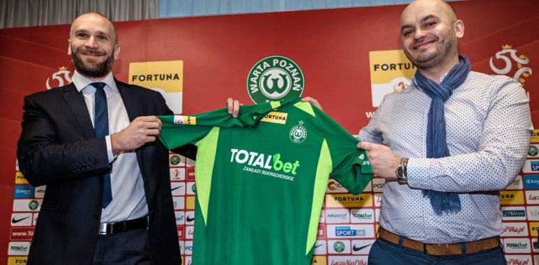 TOTALbet sponsorem strategicznym Warty Poznań. Bartłomiej Farjaszewski i Marcin Giera