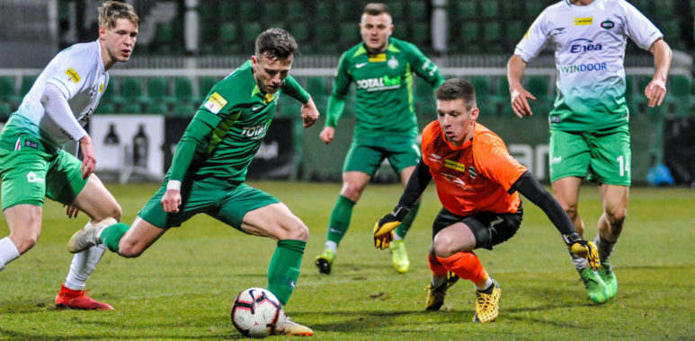 Warta Poznań - Radomiak Radom 3:0. Gracjan Jaroch