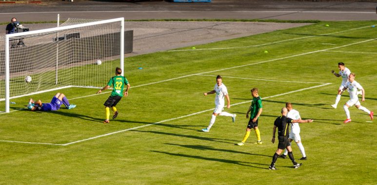GKS 1962 Jastrzębie - Warta Poznań 1:2. Gol Mateusza Kupczaka