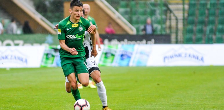 Warta Poznań - Sandecja Nowy Sącz 2:0. Jakub Apolinarski