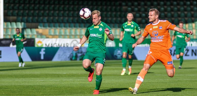 Warta Poznań - Bruk-Bet Termalica Nieciecza 1:3. Robert Janicki