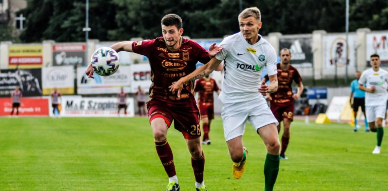 Chojniczanka Chojnice - Warta Poznań 1:2. Adrian Laskowski