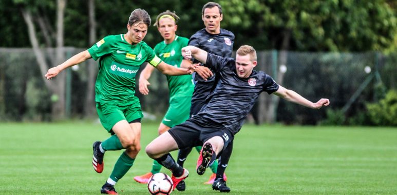 Warta II Poznań - Huragan Pobiedziska 3:3. Maks Lisowski