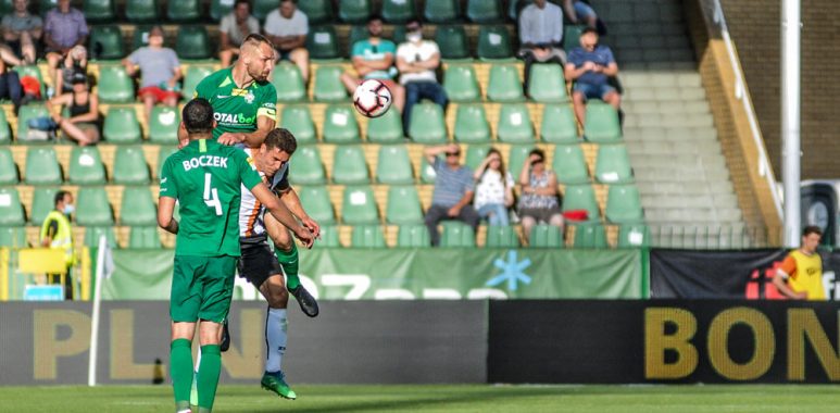 Warta Poznań - Chrobry Głogów. Bartosz Kieliba