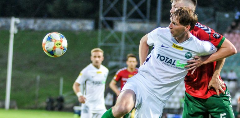 Zagłębie Sosnowiec - Warta Poznań 0:2. Łukasz Spławski