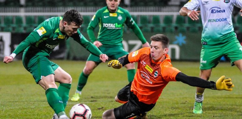 Warta Poznań - Radomiak Radom. Gracjan Jaroch