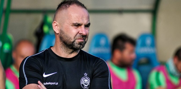 Warta Poznań - Stomil Olsztyn 1:2. Trener Piotr Tworek