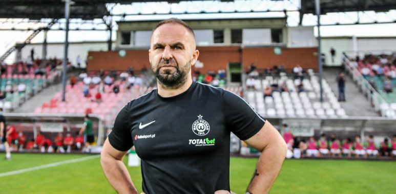 Zagłębie Sosnowiec - Warta Poznań 0:2. Trener Piotr Tworek