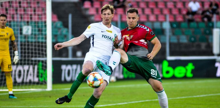 Zagłębie Sosnowiec - Warta Poznań 0:2. Łukasz Spławski